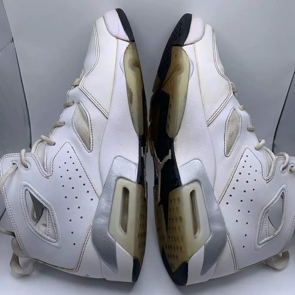 Air Jordan Flight Club '91 White Metallic Silver Men's‎ Size 11 DH5424-100